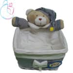 سبد لوازم اتاق کودک مدل خرسی تدی ( teddy bear basket)