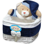 سبد لوازم اتاق کودک مدل خرسی تدی ( teddy bear basket)