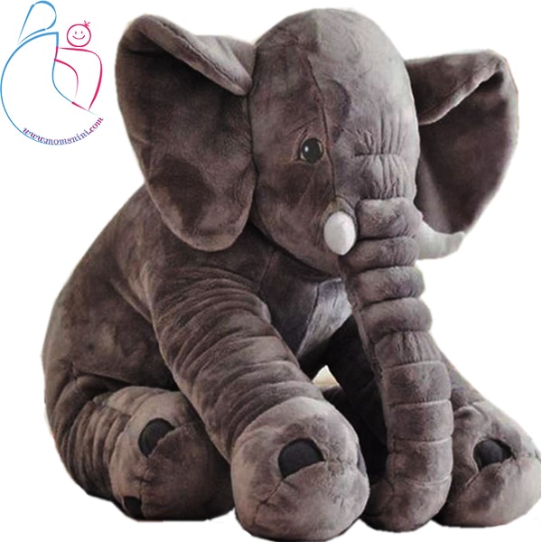 عروسک طرح فیل بالشتی  ۴۵ سانتی مدل mommy elephant