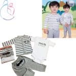 لباس سه تکه بی بی وان طرح قلبی