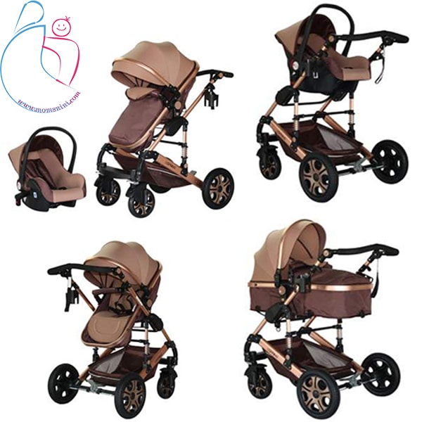 ست 5 تکه کالسکه و کریر اسپرینگ مدل 9688