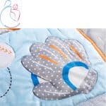 سرویس خواب چهار تکه roseborn طرح STAR GAME-BLUE