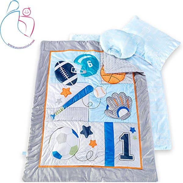 سرویس خواب چهار تکه roseborn طرح STAR GAME-BLUE