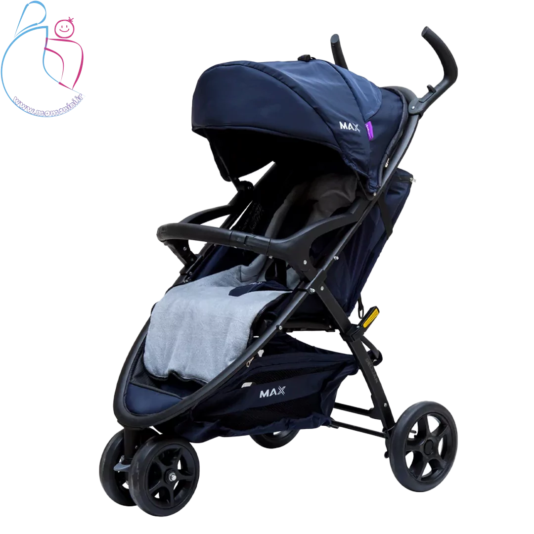 کالسکه مکس دلیجان | کالسکه مسافرتی سبک با کاور زمستانی و سایه‌بان تنظیم‌شونده