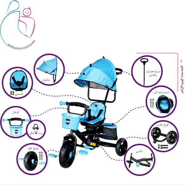 سه چرخه karen دليجان caren Delijan Tricycle