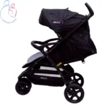 کالسکه مکس دلیجان | کالسکه مسافرتی سبک با کاور زمستانی و سایه‌بان تنظیم‌شونده