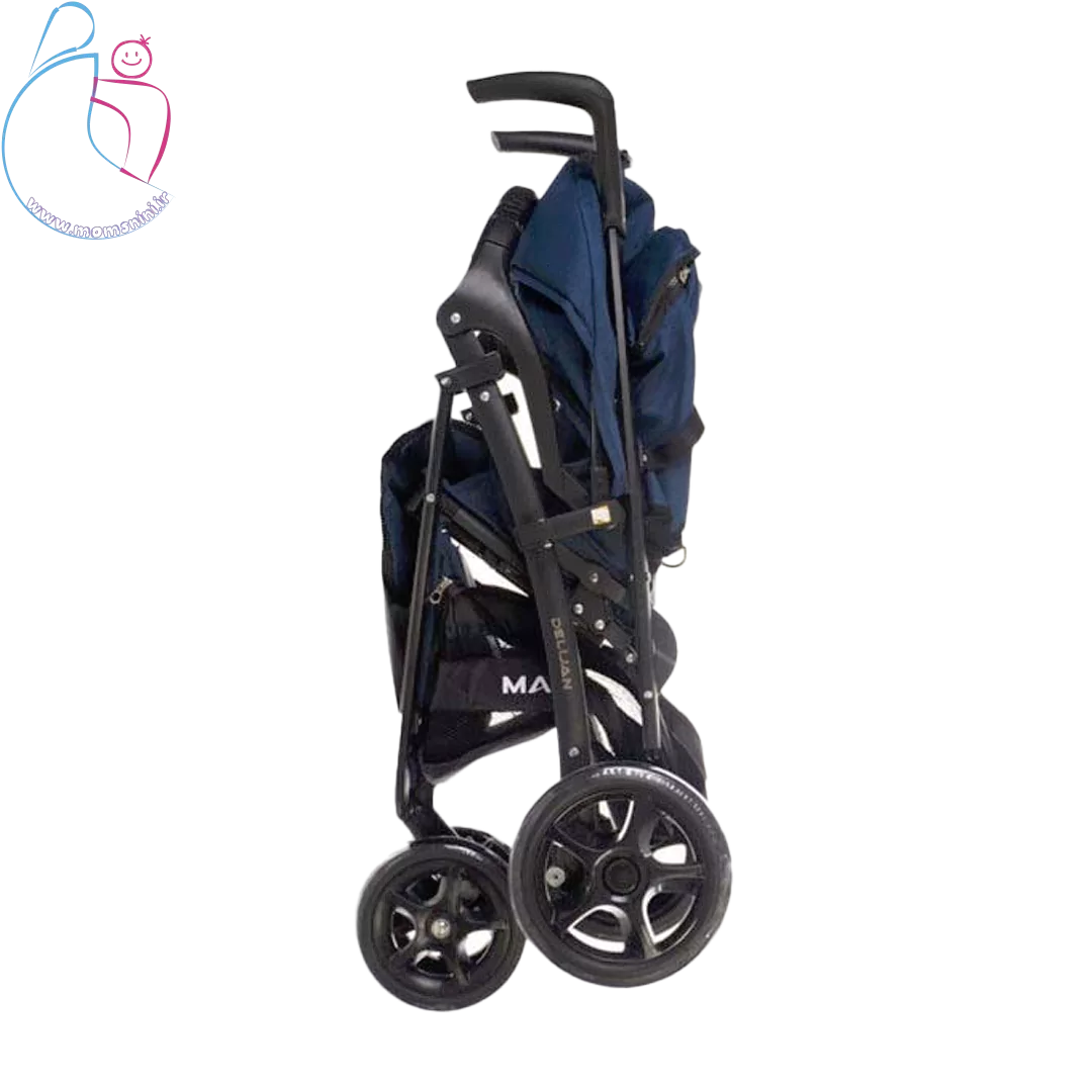 کالسکه مکس دلیجان | کالسکه مسافرتی سبک با کاور زمستانی و سایه‌بان تنظیم‌شونده