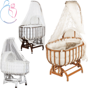 گهواره چوبی بیضی