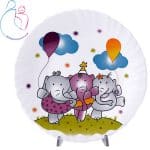 سرویس غذاخوری 5 پارچه کودک پارس اوپال طرح فیل