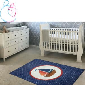 فرش فانتزی اتاق کودک مامزکیوتی طرح ملوان