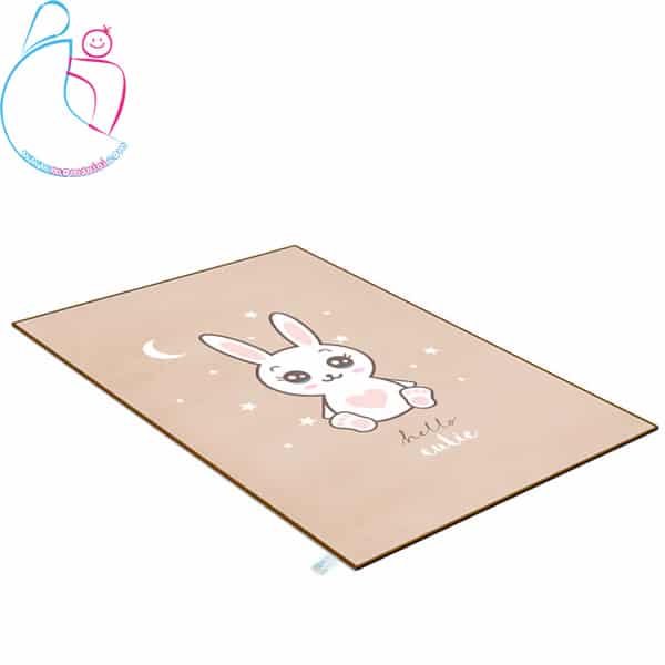 فرش اتاق کودک مامز کیوتی طرح خرگوش لوس