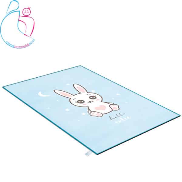 فرش اتاق کودک مامز کیوتی طرح خرگوش لوس