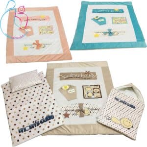 سرویس خواب ۴ تکه مخمل مامزکیوتی مدل نوزاد