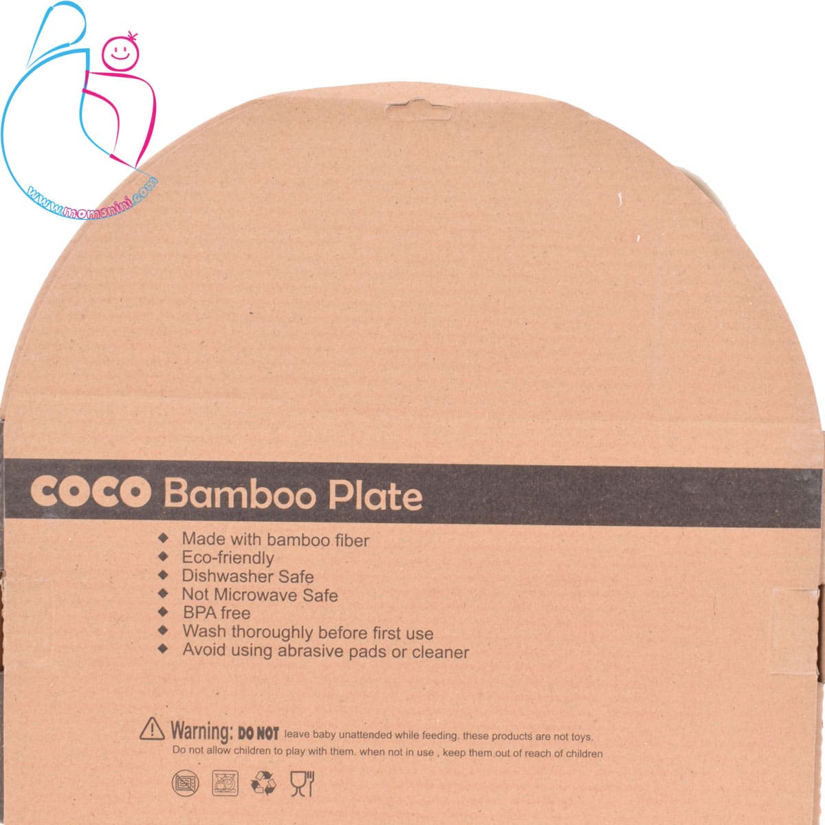 ست ظرف غذا ۵ تکه بامبو مدل coco bamboo