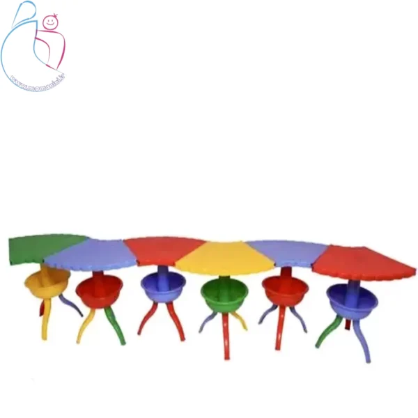 میز کودک مدل هشت‌پا | میز انعطاف پذیر بازی و آموزش