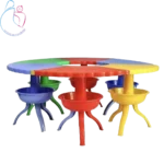 میز کودک مدل هشت‌پا | میز انعطاف پذیر بازی و آموزش