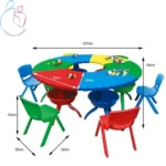 میز کودک مدل هشت‌پا | میز انعطاف پذیر بازی و آموزش