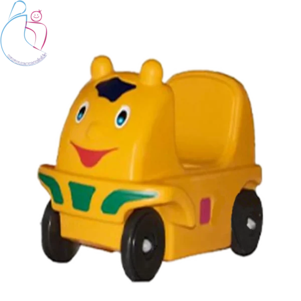 سرسره ماشینی ترن هوایی کودک | سطح شیبدار با ماشین چهارچرخ مقاوم