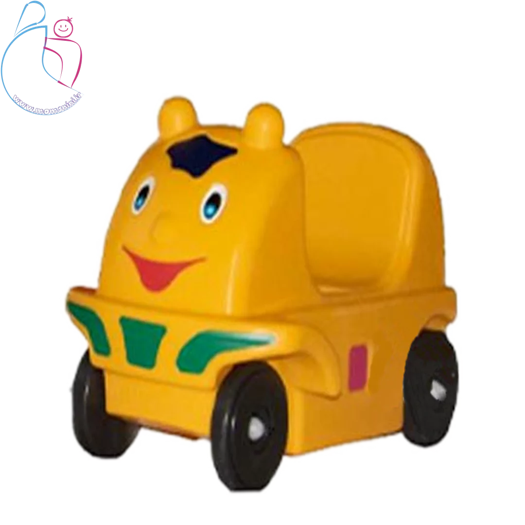 سرسره ماشینی ترن هوایی کودک | سطح شیبدار با ماشین چهارچرخ مقاوم