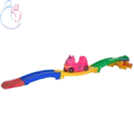 سرسره ماشینی ترن هوایی کودک | سطح شیبدار با ماشین چهارچرخ مقاوم