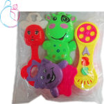 جغجغه 4 عددی پرهام تویز مدل Baby Teethers