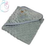 پتوی ایران نی نی مدل lovely bear سایز 90x90 سانتی متر