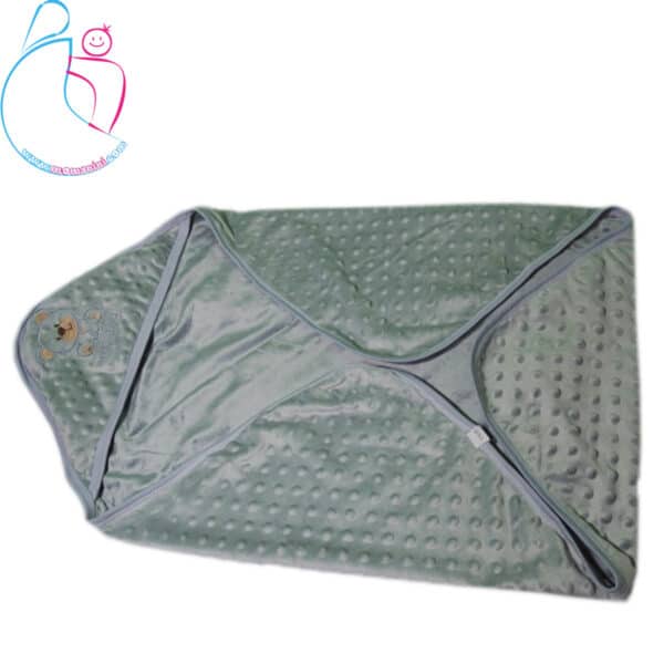 پتوی ایران نی نی مدل lovely bear سایز 90x90 سانتی متر