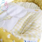 قنداق سوئیسی مامزکیوتی مدل خرس چهل‌تکه | آغوشگیر محافظ و ضدحساسیت نوزاد