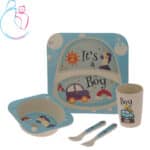 ظرف غذای 5 تکه کودک کوکو بامبو مدل Unicorn new