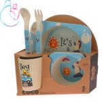 ظرف غذای 5 تکه کودک کوکو بامبو مدل Unicorn new