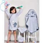 سرویس ۵ تیکه حوله تن پوش  برکه