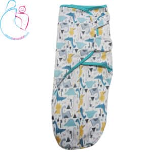 قنداق چسبی نوزاد کارامل مدل دایناسورها