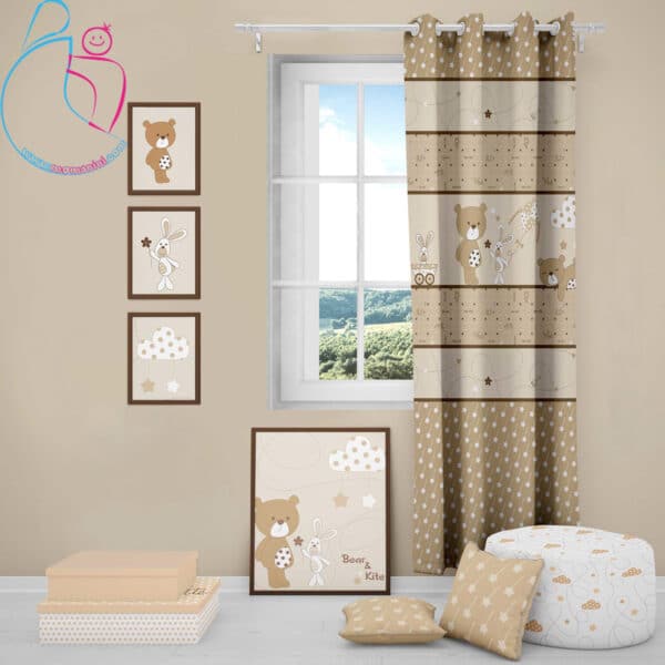 پرده اتاق کودک BEAR & KITE
