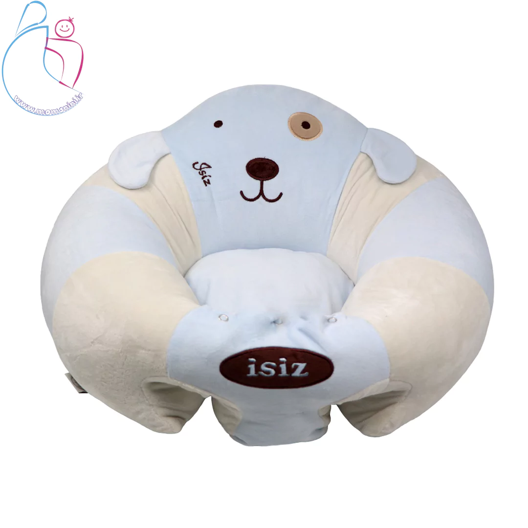 مبل آموزشی نشستن کودک طرح کوآلا مناسب نوزادان رنگ کرم-آبی