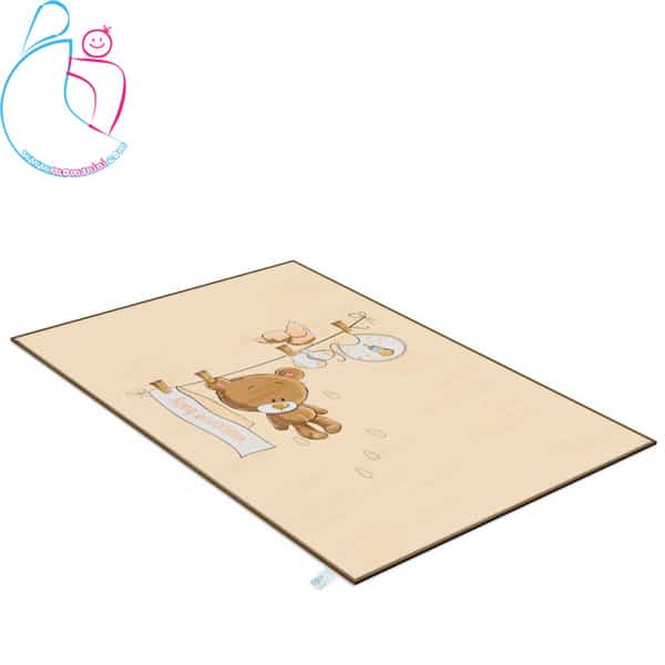 فرش فانتزی طرح خرس بند رختی