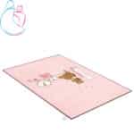 فرش اتاق کودک مامز کیوتی طرح خرس بند رختی
