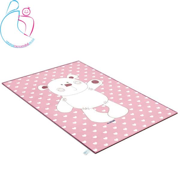 فرش اتاق کودک مامز کیوتی طرح خرس چهل تکه