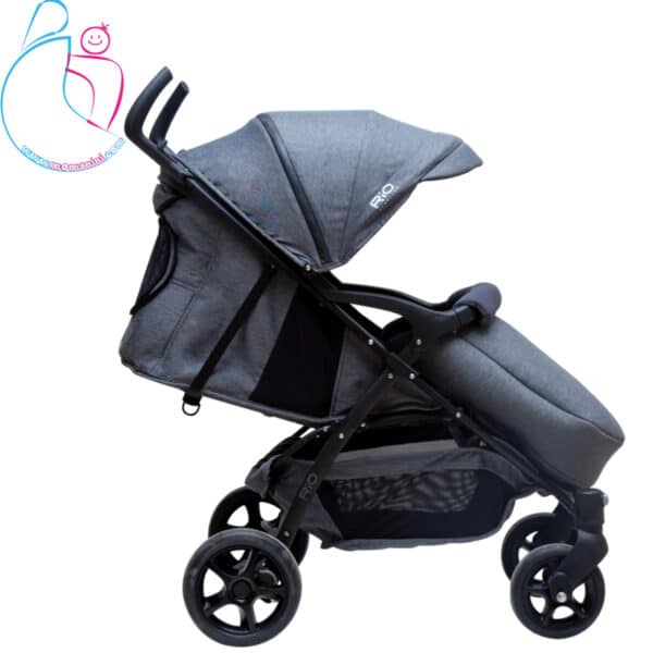 کالسکه ریو دلیجان | سبک، ایمن، تاشو با بدنه آلومینیومی و کمربند ۵ نقطه‌ای