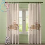 پرده اتاق کودک مامز کیوتی طرح خرس و زنبور