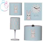 ست لوستر و ساعت مامز کیوتی مدل خرگوش لوس