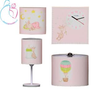 ست لوستر و ساعت مامز کیوتی مدل زرافه بالنی