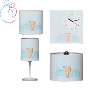 ست لوستر و ساعت مامز کیوتی مدل خرس و زنبور