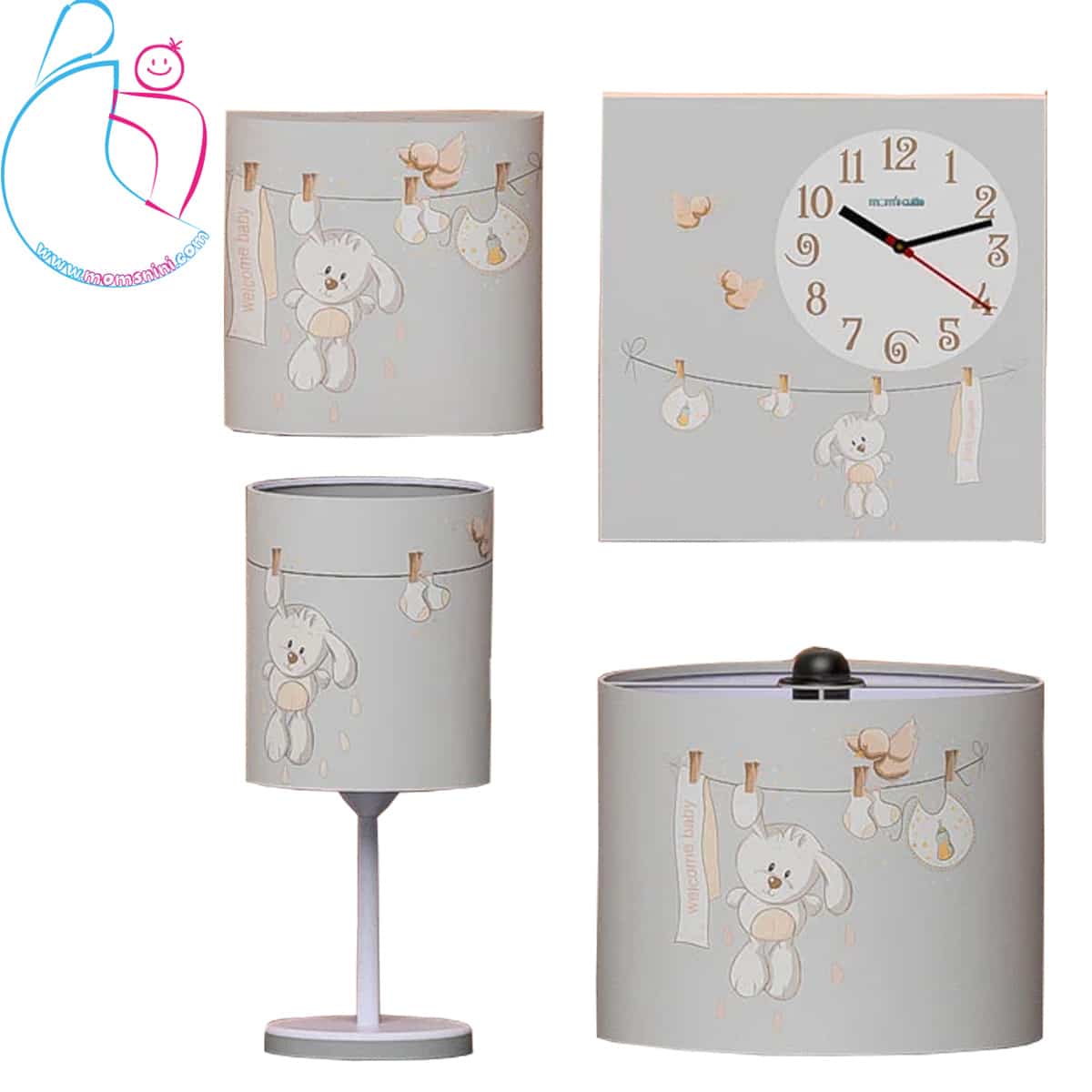 ست-ساعت-و-روشنایی-مدل-خرگوش-بندرختی-طوسی