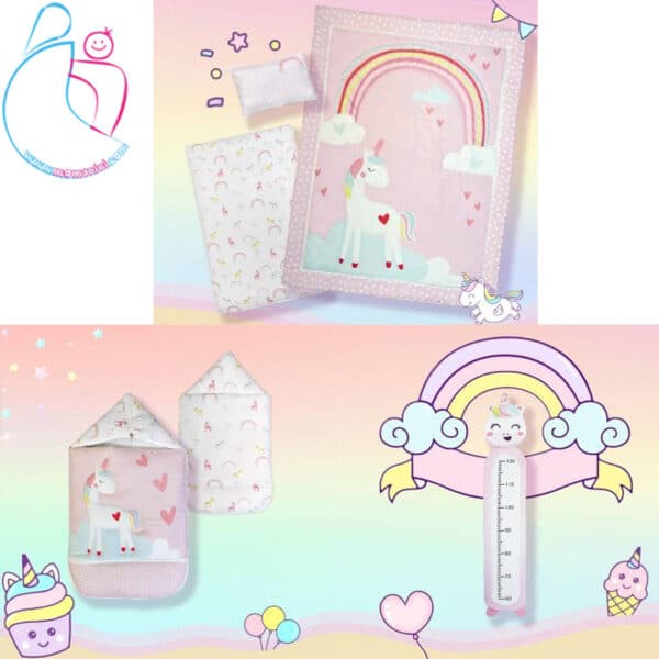 سرویس خواب و قنداق فرنگی مدل یونیکورن