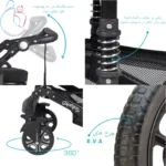 کالسکه کودک اسپرینگ مدل اسپیدا اسکلت برنز | ایمن، شیک و سبک