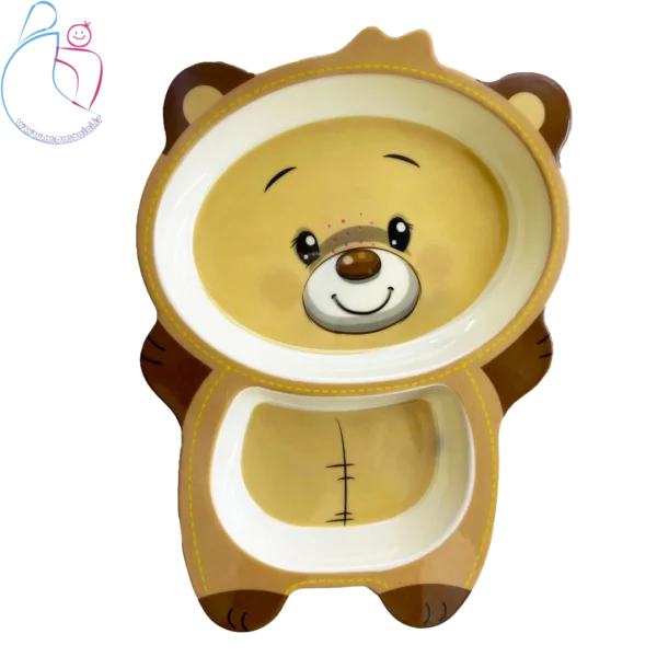 ست 5 تیکه ظرف غذا بامبو chicoo baby مدل خرس تدی