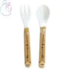 ست 5 تیکه ظرف غذا بامبو chicoo baby مدل خرس تدی