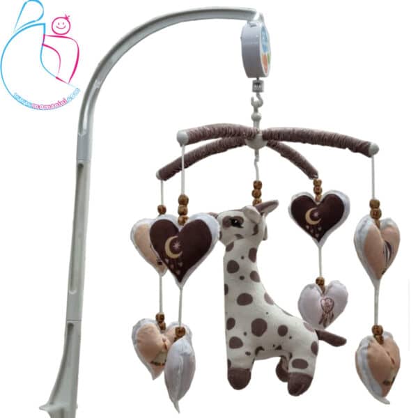 آویز تخت کودک آرامیس طرح زرافه