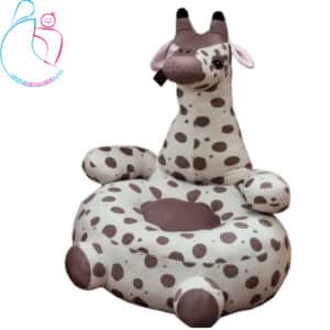 مبل عروسکی کودک مدل زرافه با روکش مخملی نرم و الیاف ضد حساسیت