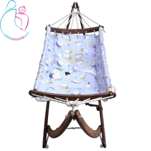 گهواره سنتی چوبی تاشو نوزادمدل دانینی Danini